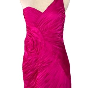 Mignon Size 6 Short One Shoulder Dress